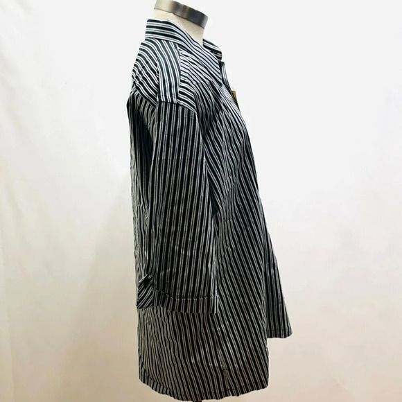 NWT SAHARA Men Long Sleeve Button Down Striped Slim & Sleek Dress Shirt Size XL - Picture 3 of 9